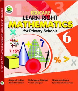 Educare Learn Right Primary Mathematics Book 2 mathematics primary 6